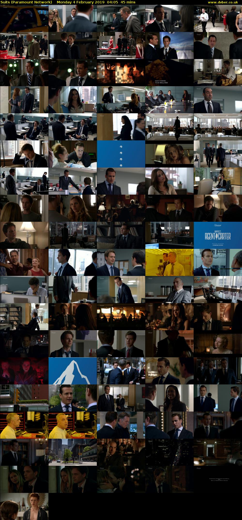 Suits (Paramount Network) Monday 4 February 2019 04:05 - 04:50