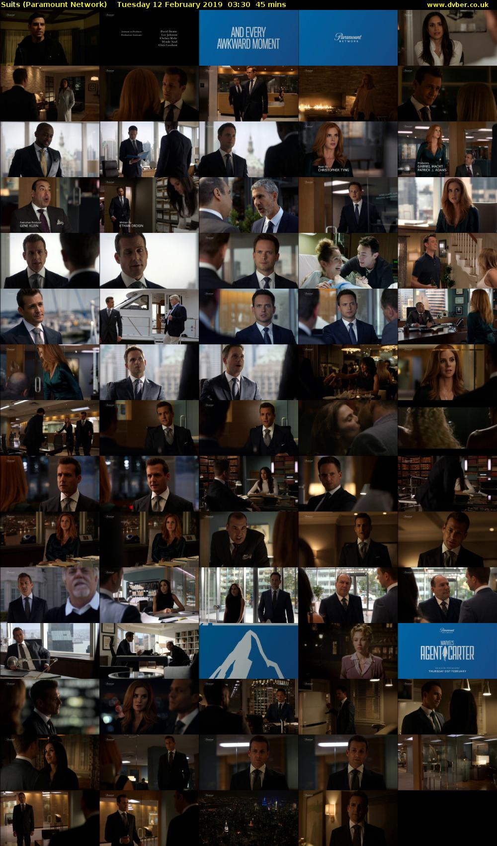 Suits (Paramount Network) Tuesday 12 February 2019 03:30 - 04:15