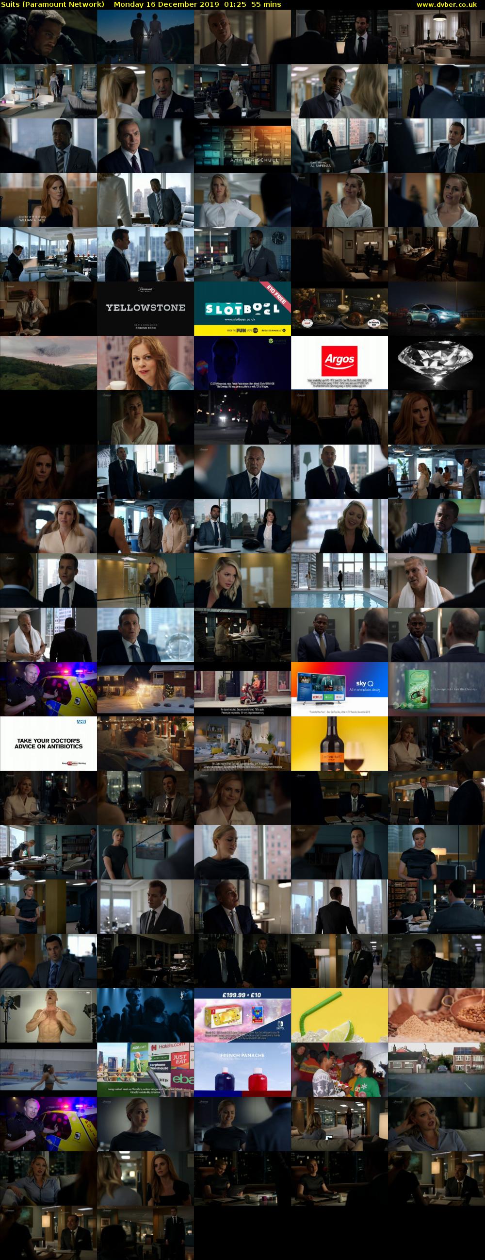Suits (Paramount Network) Monday 16 December 2019 01:25 - 02:20