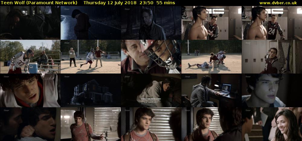 Teen Wolf (Paramount Network) Thursday 12 July 2018 23:50 - 00:45