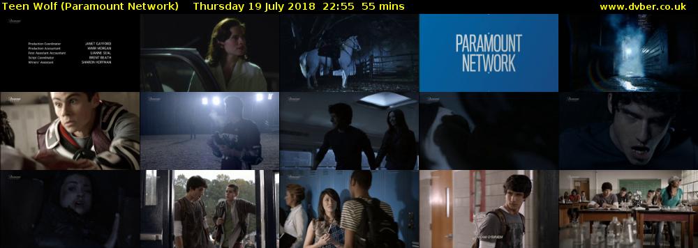 Teen Wolf (Paramount Network) Thursday 19 July 2018 22:55 - 23:50