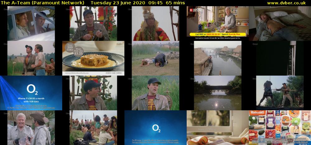 The A-Team (Paramount Network) Tuesday 23 June 2020 09:45 - 10:50