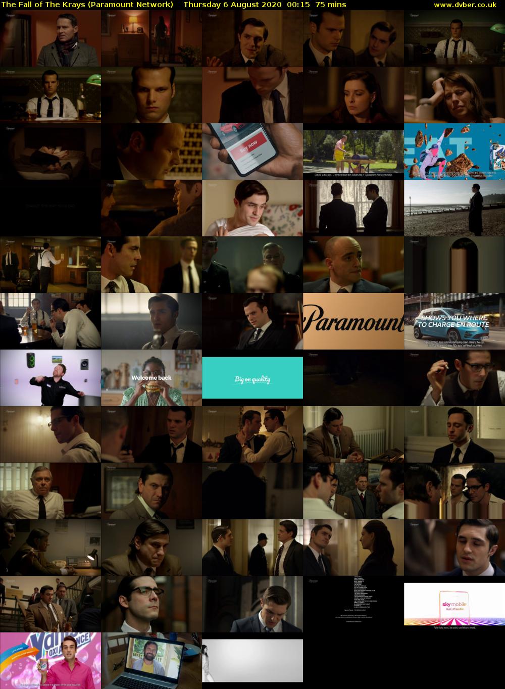 The Fall of The Krays (Paramount Network) Thursday 6 August 2020 00:15 - 01:30