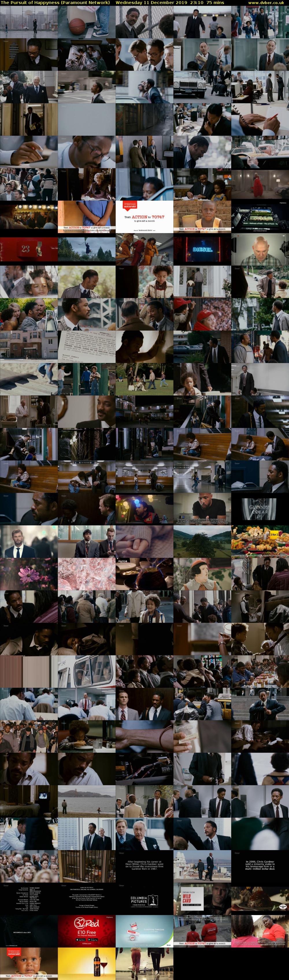 The Pursuit of Happyness (Paramount Network) Wednesday 11 December 2019 23:10 - 00:25