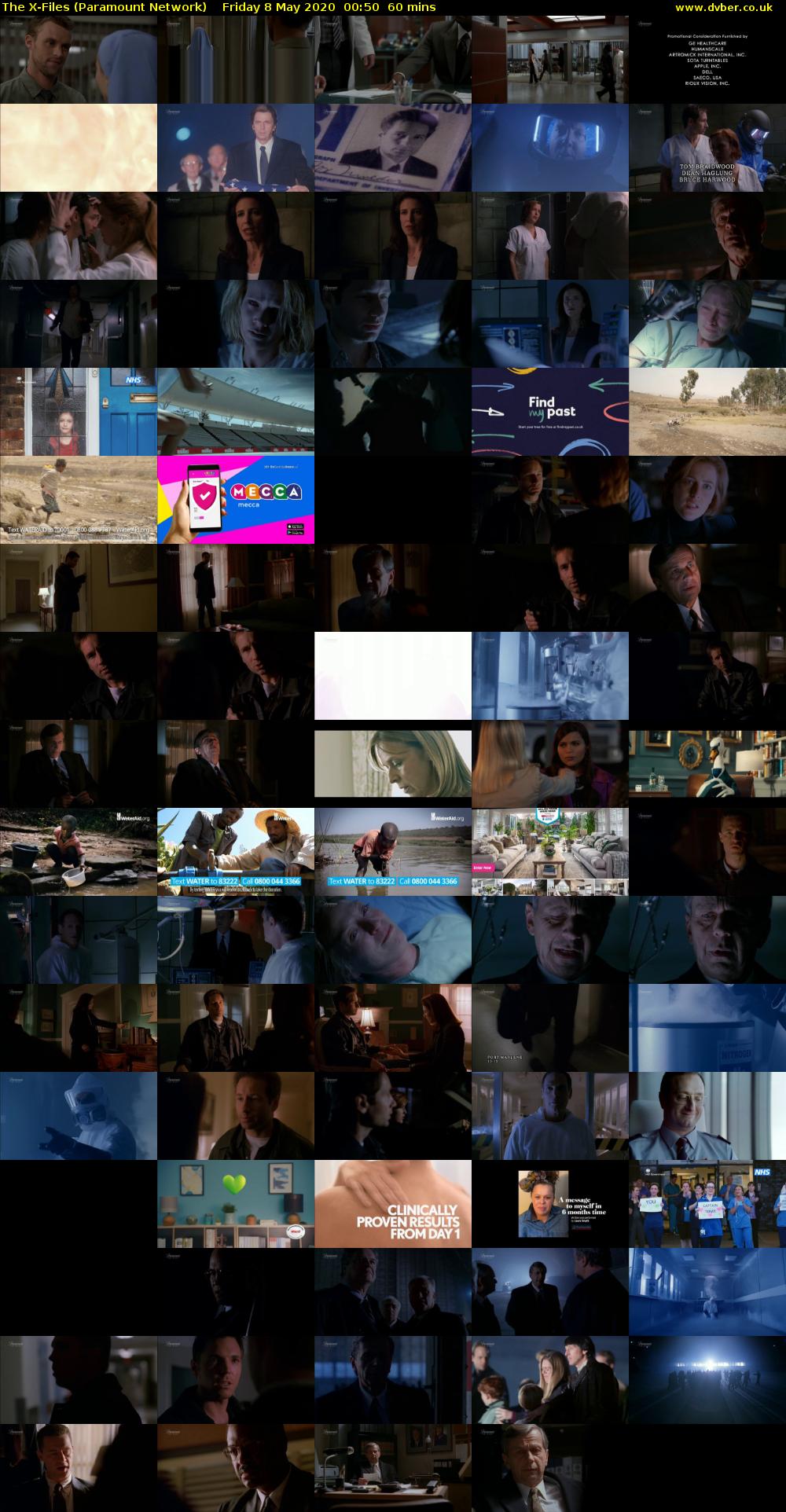 The X-Files (Paramount Network) Friday 8 May 2020 00:50 - 01:50