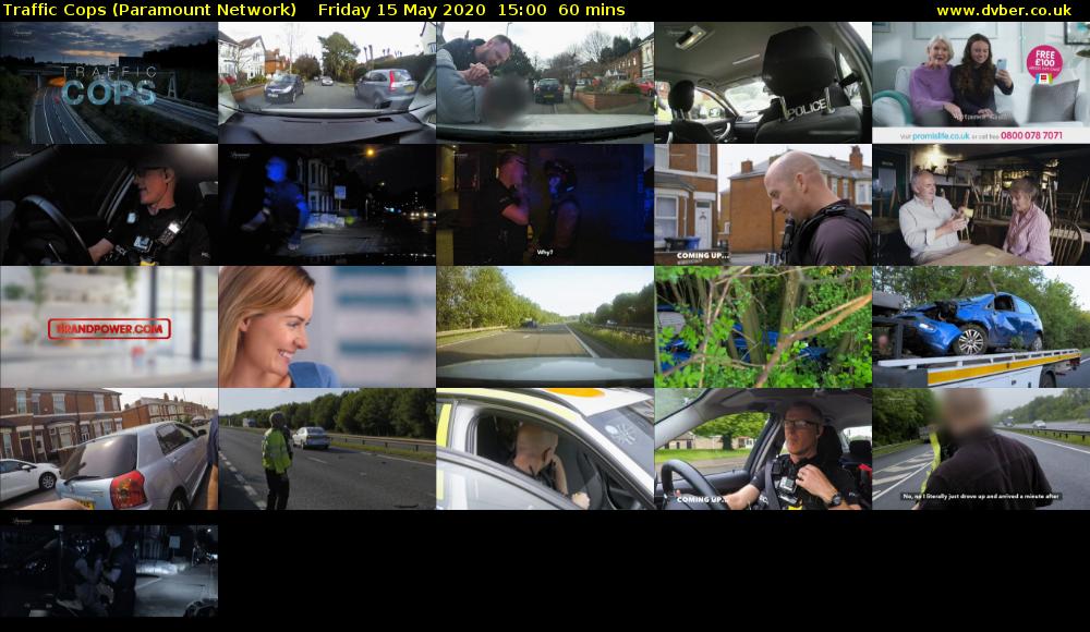 Traffic Cops (Paramount Network) Friday 15 May 2020 15:00 - 16:00