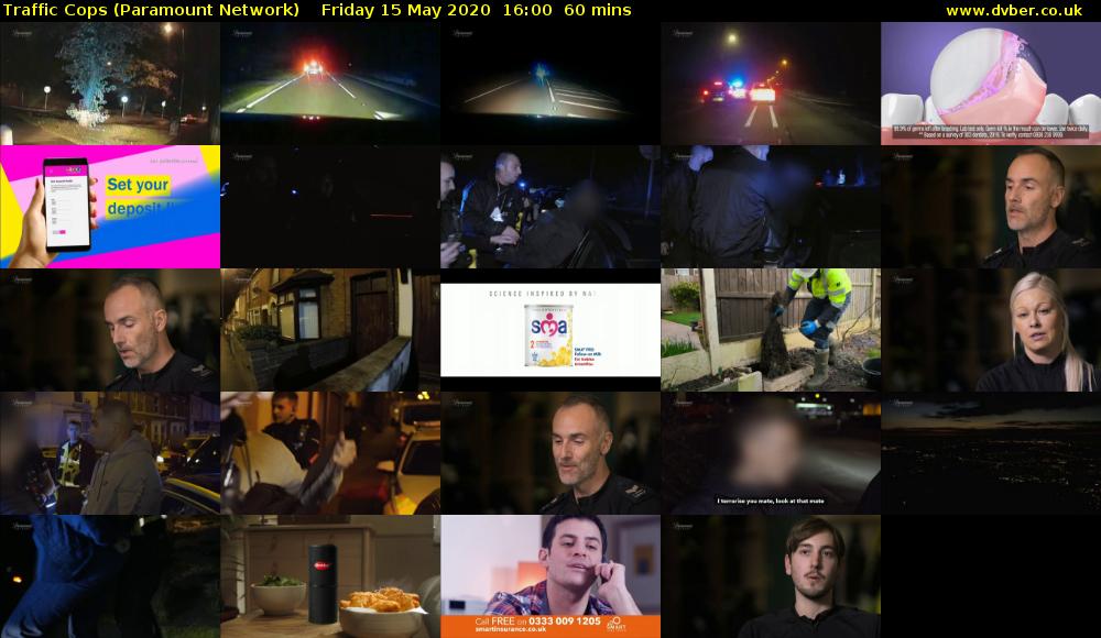 Traffic Cops (Paramount Network) Friday 15 May 2020 16:00 - 17:00