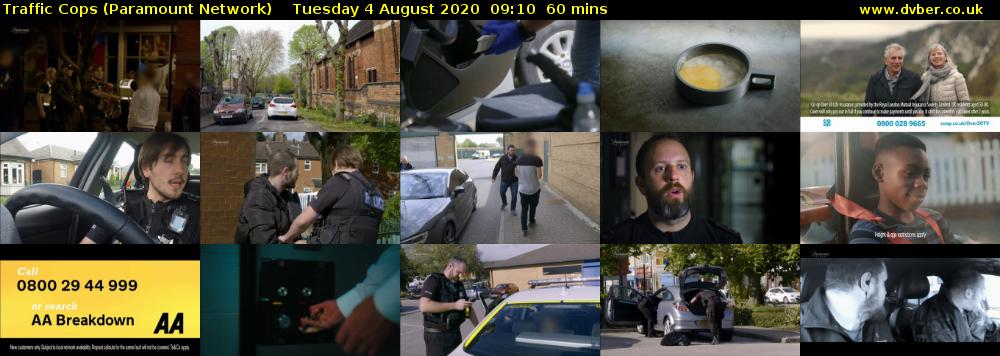 Traffic Cops (Paramount Network) Tuesday 4 August 2020 09:10 - 10:10