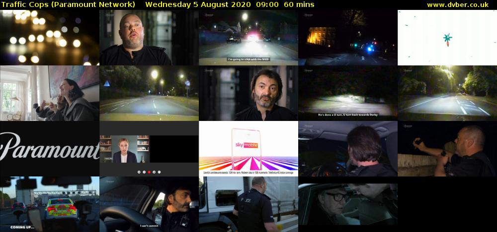 Traffic Cops (Paramount Network) Wednesday 5 August 2020 09:00 - 10:00