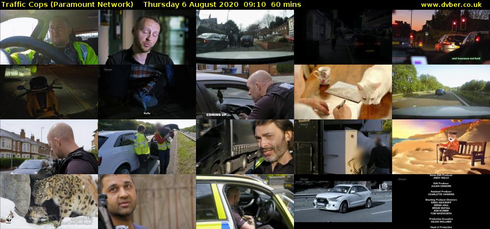 Traffic Cops (Paramount Network) Thursday 6 August 2020 09:10 - 10:10