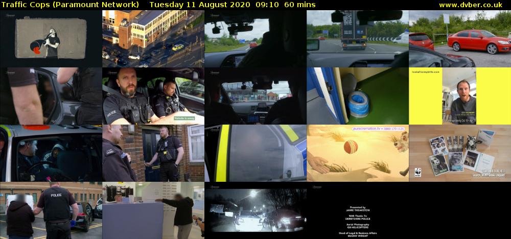 Traffic Cops (Paramount Network) Tuesday 11 August 2020 09:10 - 10:10