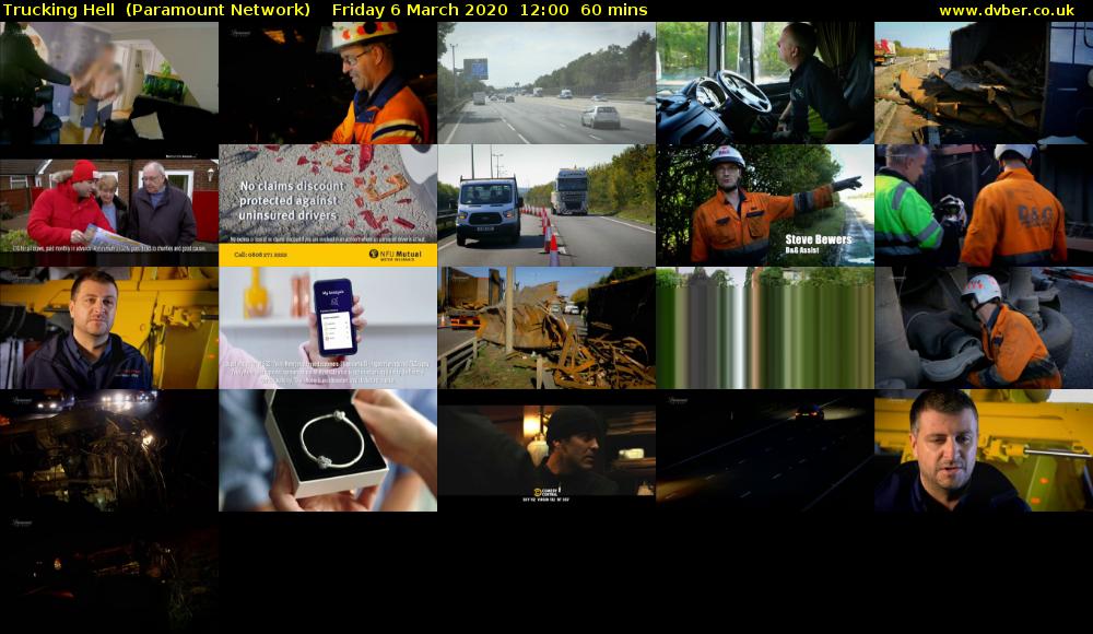 Trucking Hell  (Paramount Network) Friday 6 March 2020 12:00 - 13:00