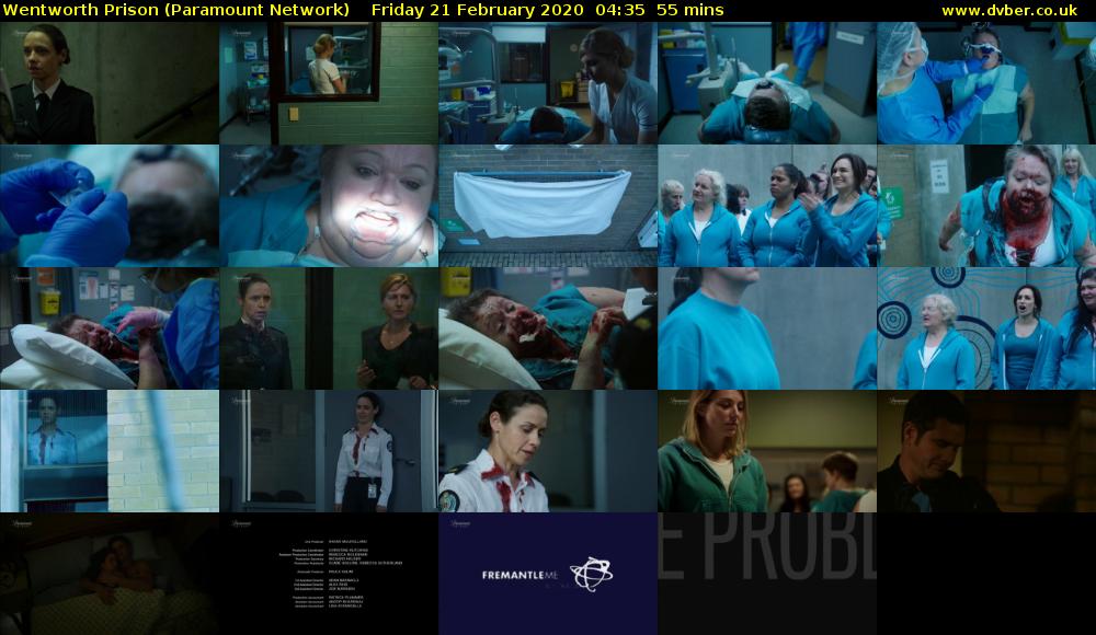 Wentworth Prison (Paramount Network) Friday 21 February 2020 04:35 - 05:30