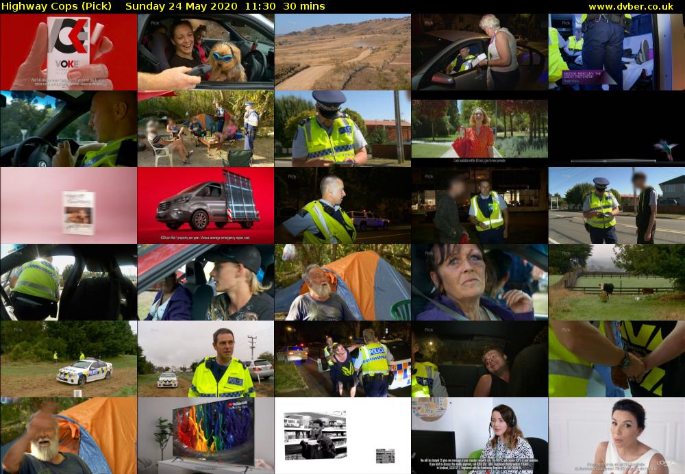 Highway Cops (Pick) Sunday 24 May 2020 11:30 - 12:00