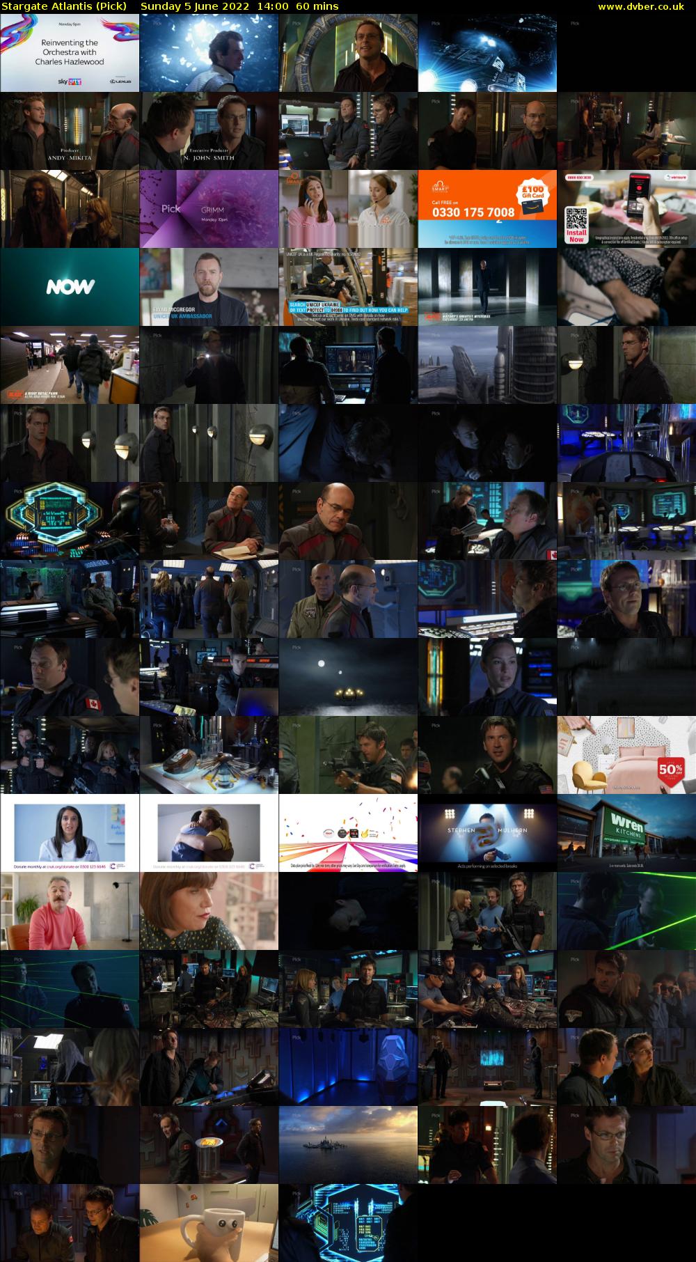 Stargate Atlantis (Pick) Sunday 5 June 2022 14:00 - 15:00
