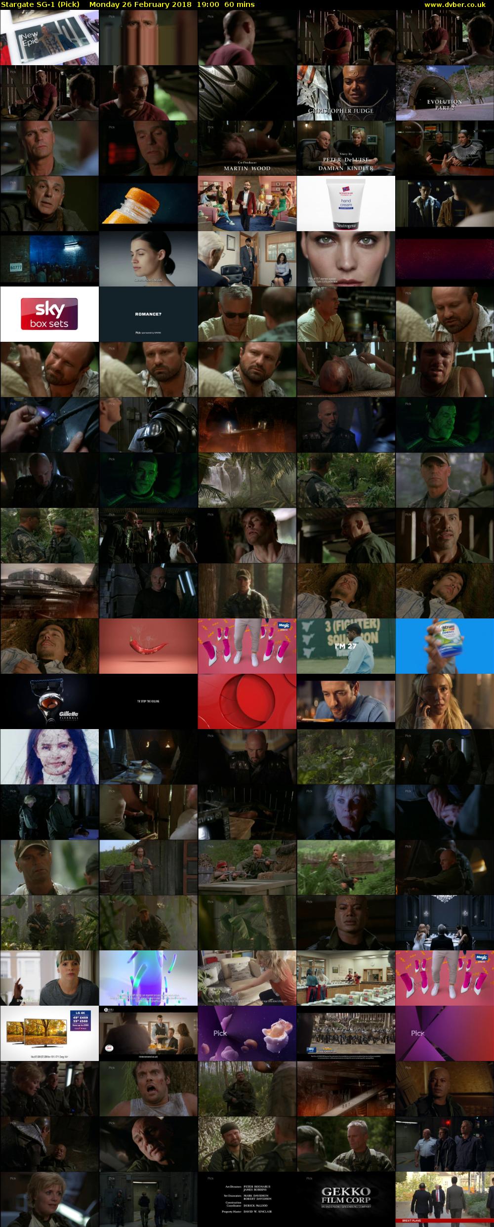 Stargate SG-1 (Pick) Monday 26 February 2018 19:00 - 20:00