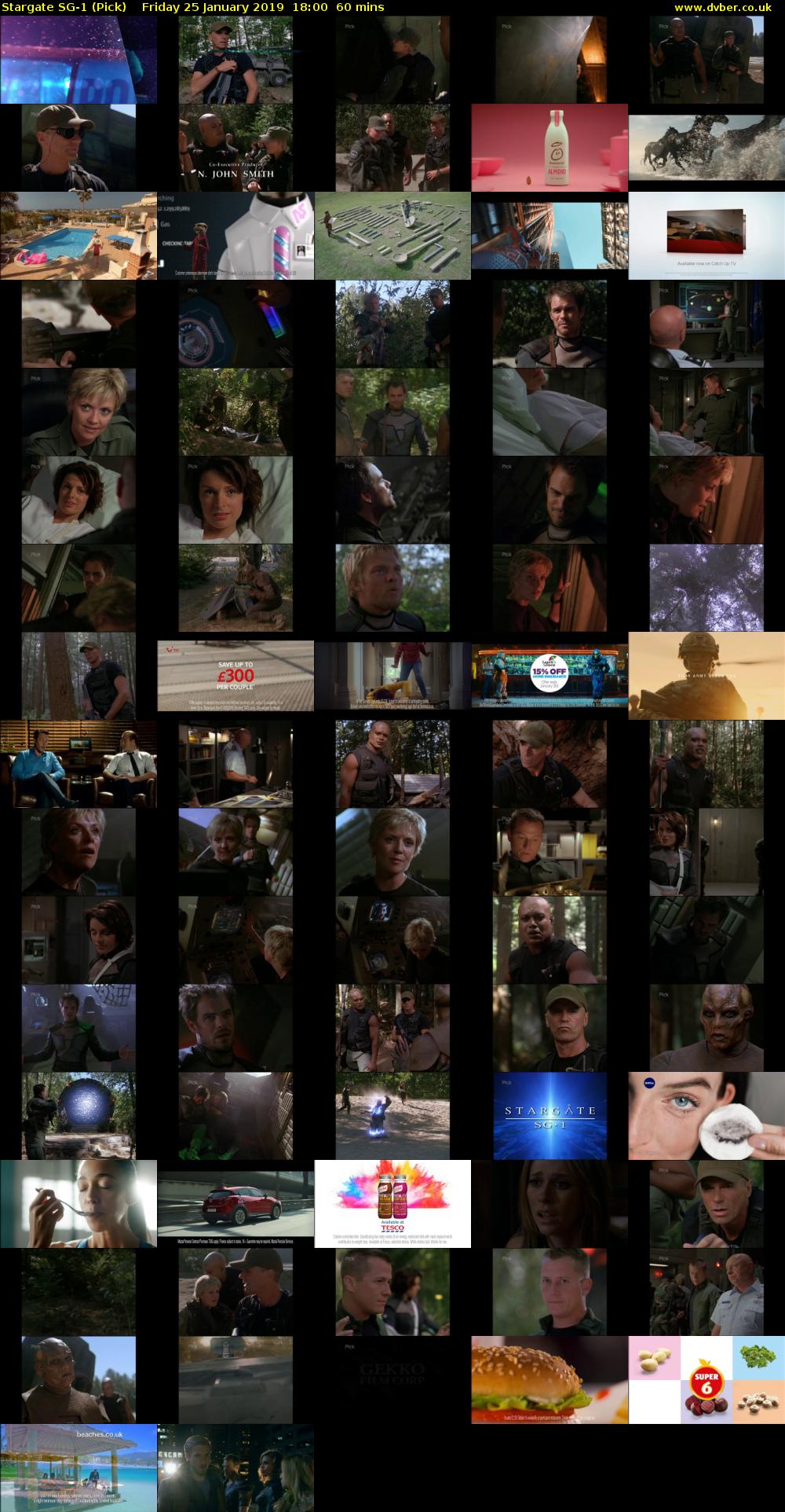 Stargate SG-1 (Pick) Friday 25 January 2019 18:00 - 19:00