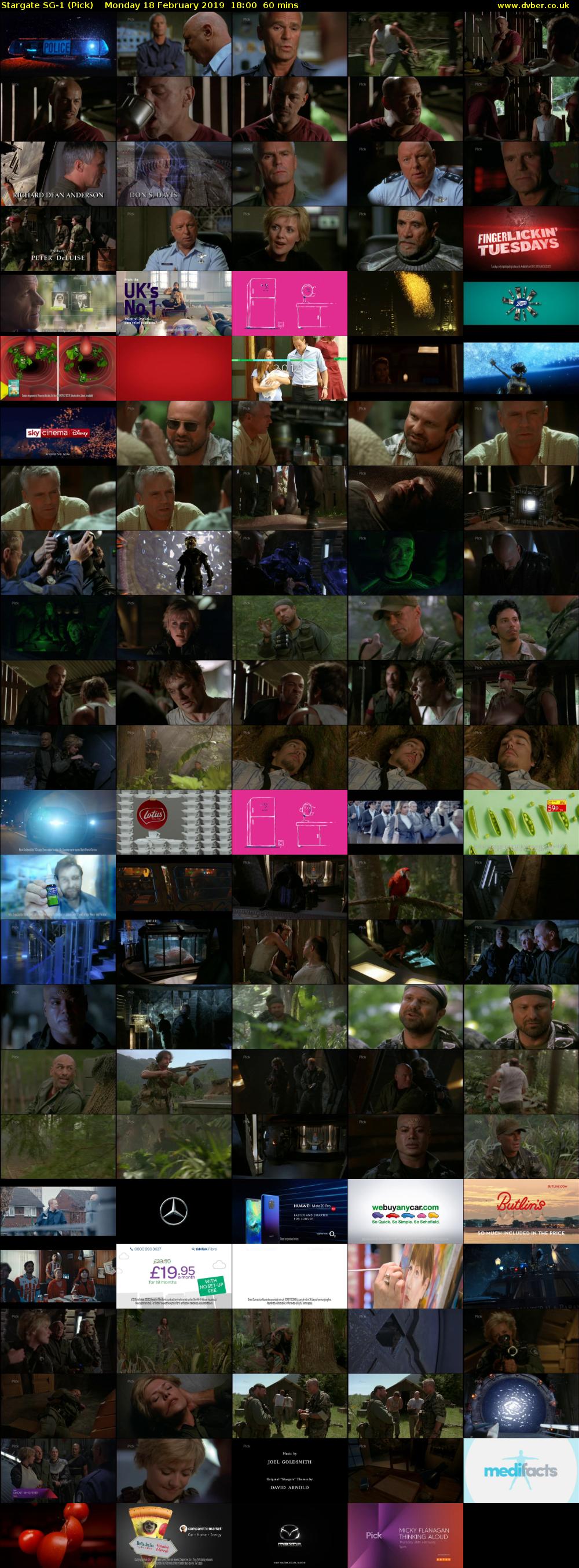 Stargate SG-1 (Pick) Monday 18 February 2019 18:00 - 19:00