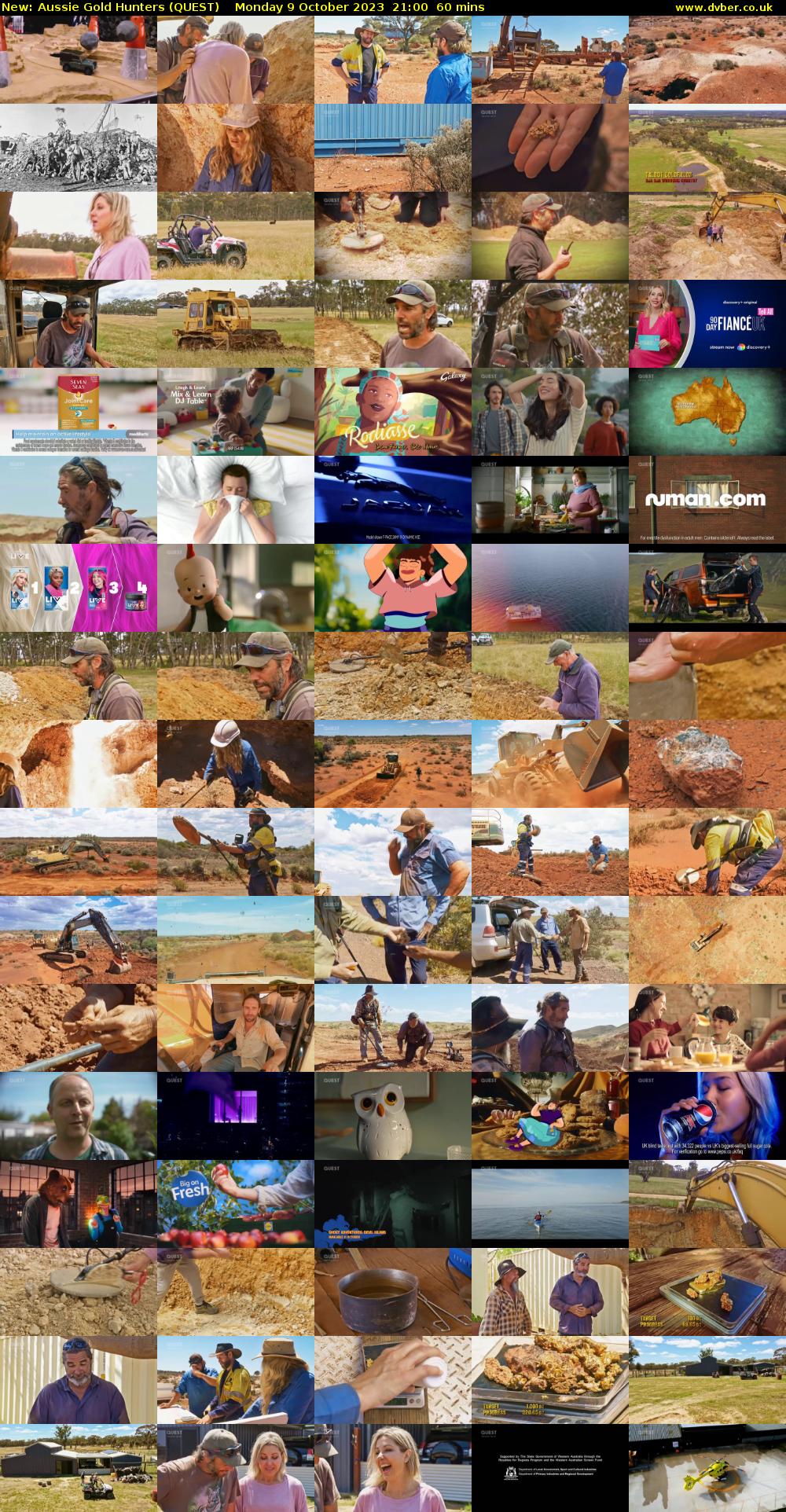 Aussie Gold Hunters (QUEST) Monday 9 October 2023 21:00 - 22:00