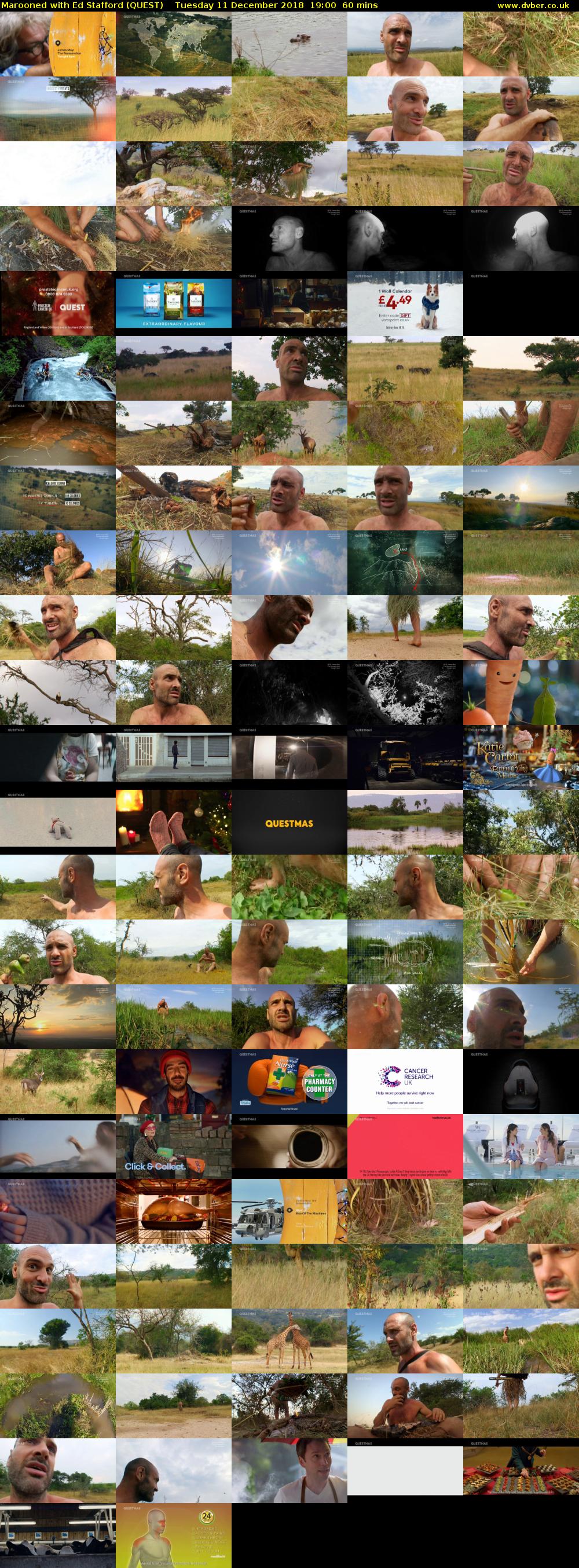 Marooned with Ed Stafford (QUEST) Tuesday 11 December 2018 19:00 - 20:00