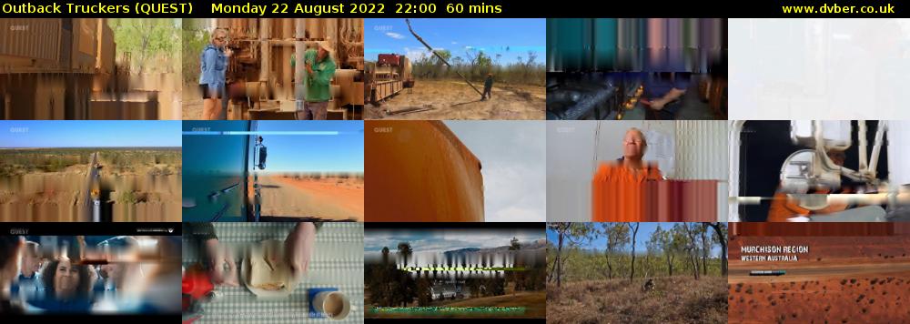 Outback Truckers (QUEST) Monday 22 August 2022 22:00 - 23:00