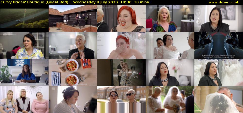Curvy Brides' Boutique (Quest Red) Wednesday 8 July 2020 18:30 - 19:00
