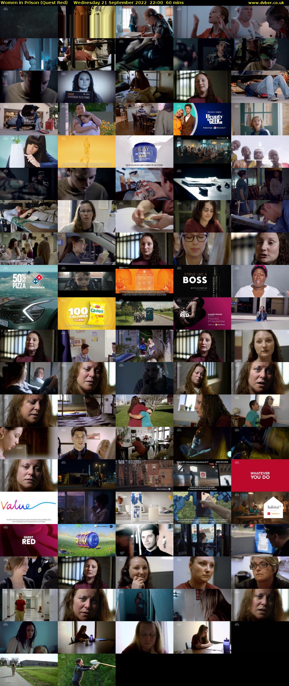 Women in Prison (Quest Red) Wednesday 21 September 2022 22:00 - 23:00
