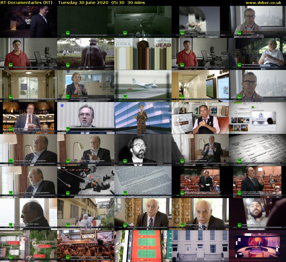 RT Documentaries (RT) Tuesday 30 June 2020 05:30 - 06:00