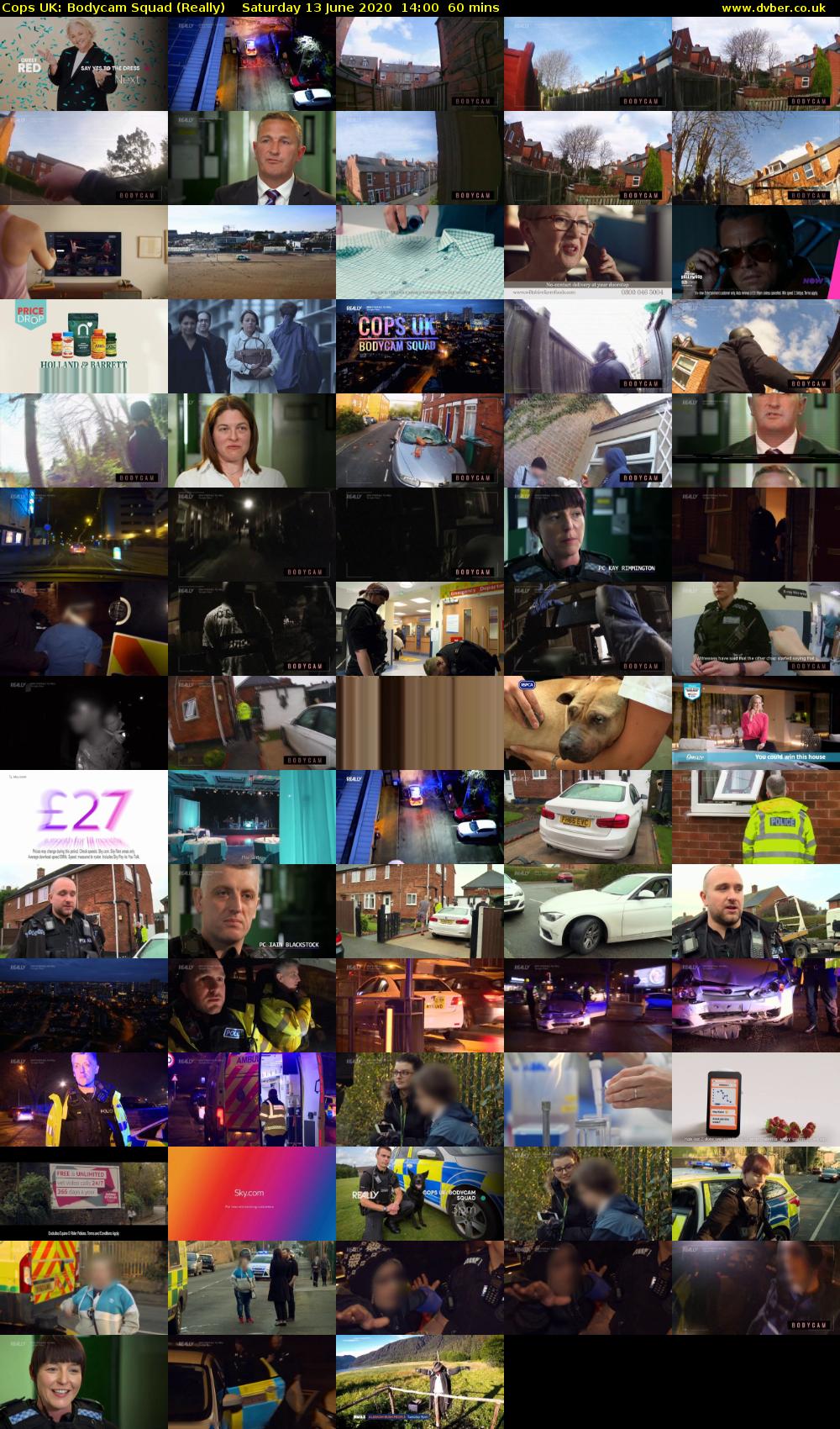 Cops UK: Bodycam Squad (Really) Saturday 13 June 2020 14:00 - 15:00
