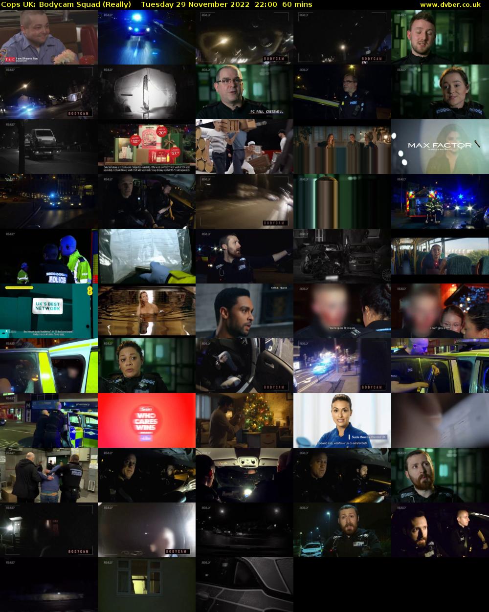 Cops UK: Bodycam Squad (Really) Tuesday 29 November 2022 22:00 - 23:00