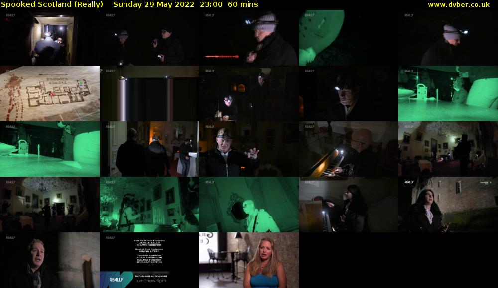 Spooked Scotland (Really) Sunday 29 May 2022 23:00 - 00:00