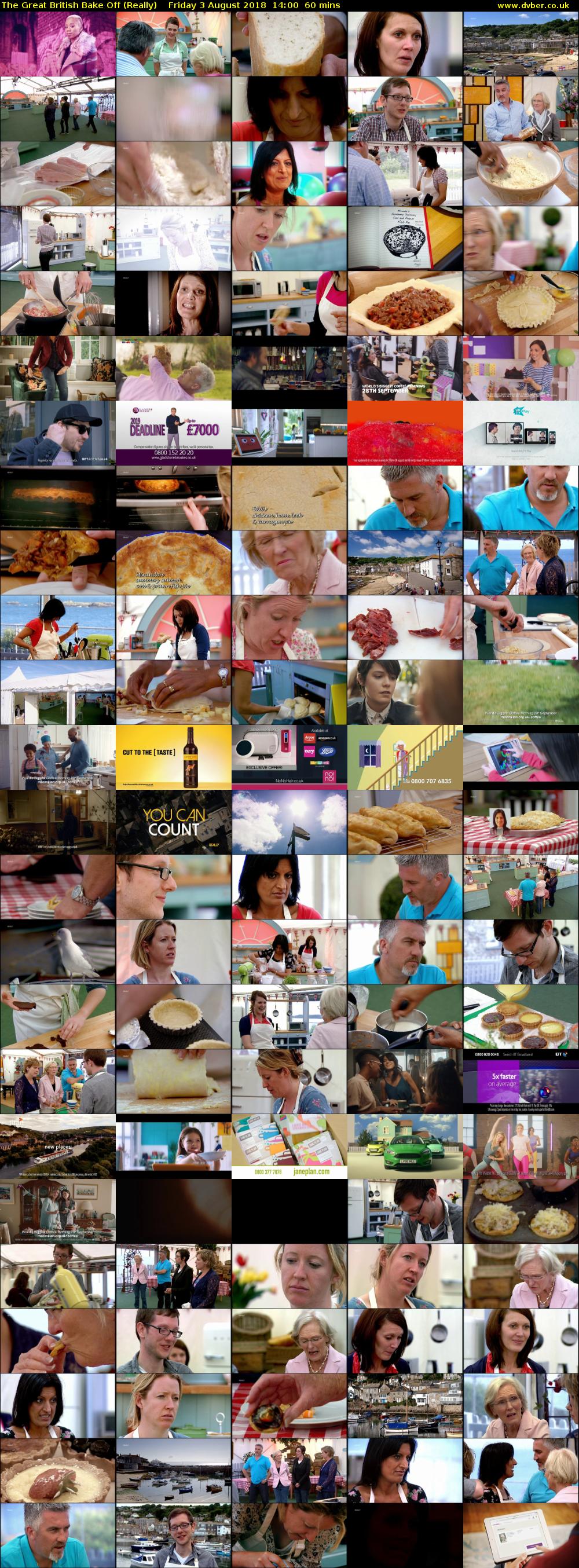 The Great British Bake Off (Really) Friday 3 August 2018 14:00 - 15:00