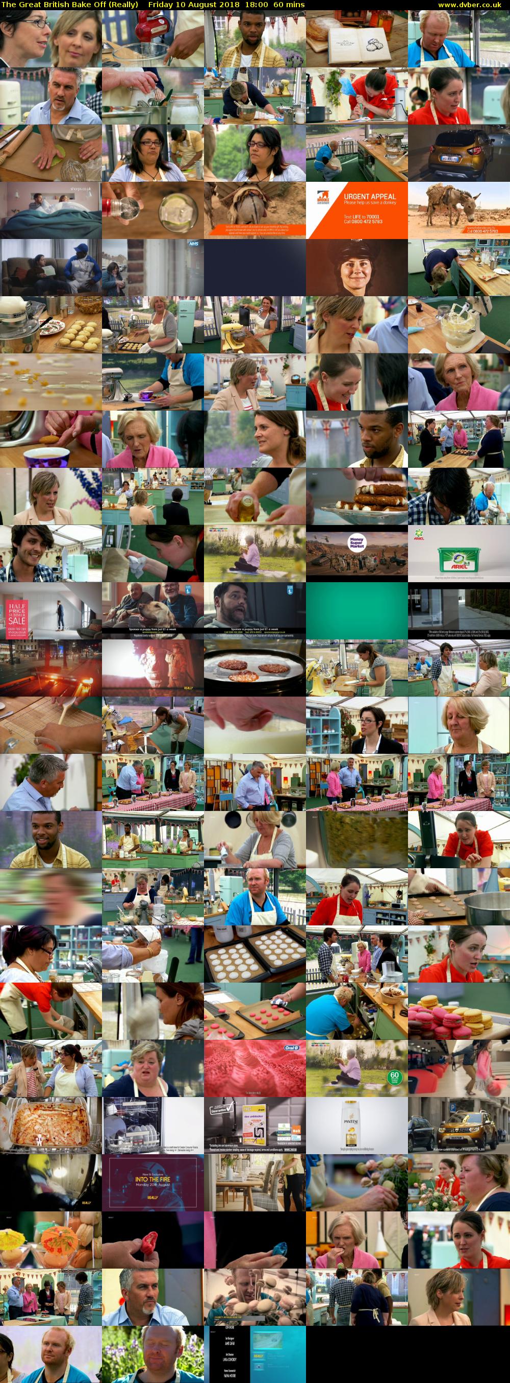The Great British Bake Off (Really) Friday 10 August 2018 18:00 - 19:00
