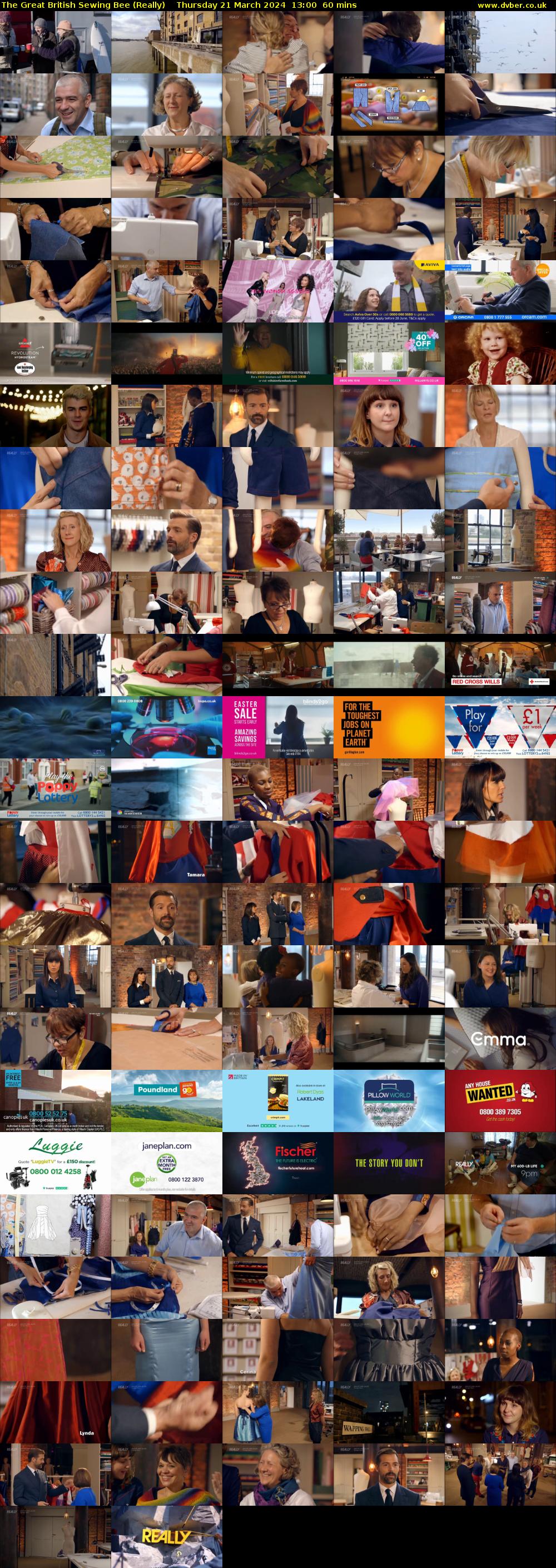 The Great British Sewing Bee (Really) Thursday 21 March 2024 13:00 - 14:00