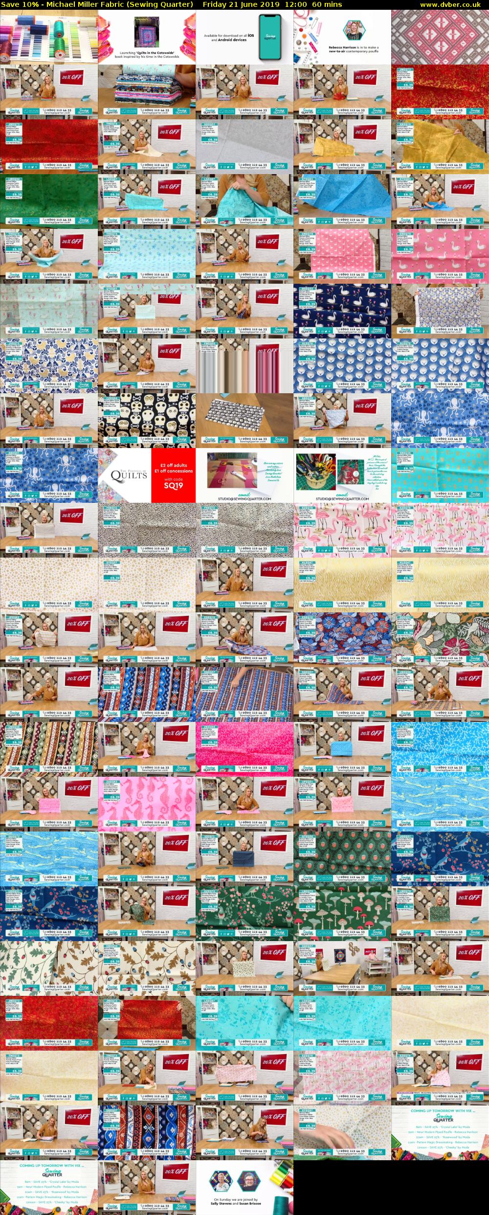 Save 10% - Michael Miller Fabric (Sewing Quarter) Friday 21 June 2019 12:00 - 13:00