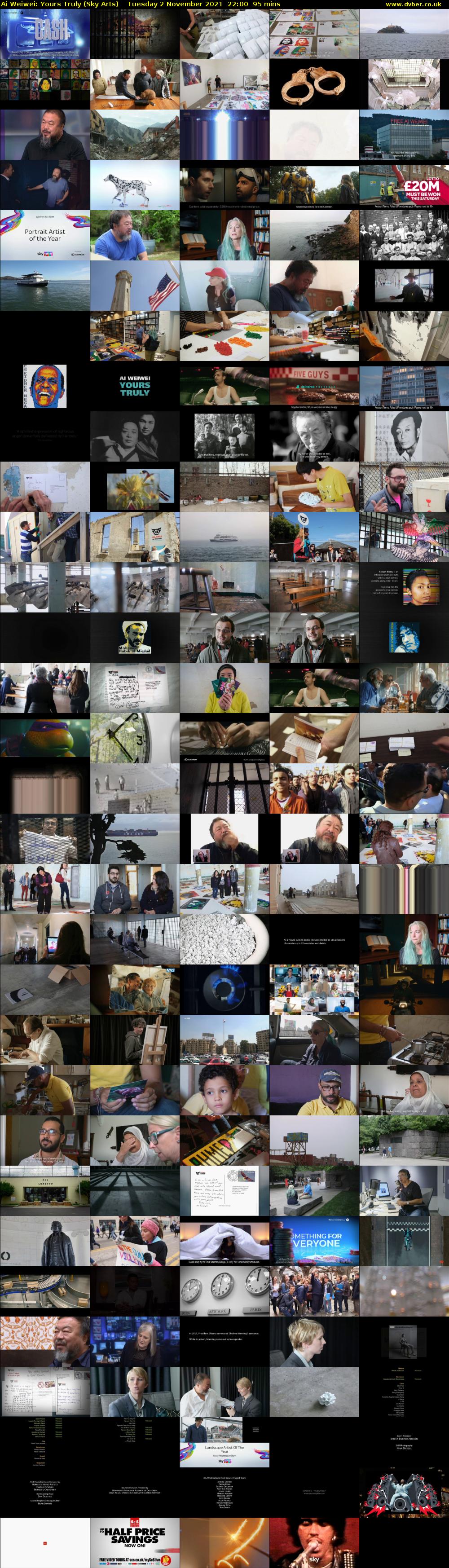 Ai Weiwei: Yours Truly (Sky Arts) Tuesday 2 November 2021 22:00 - 23:35
