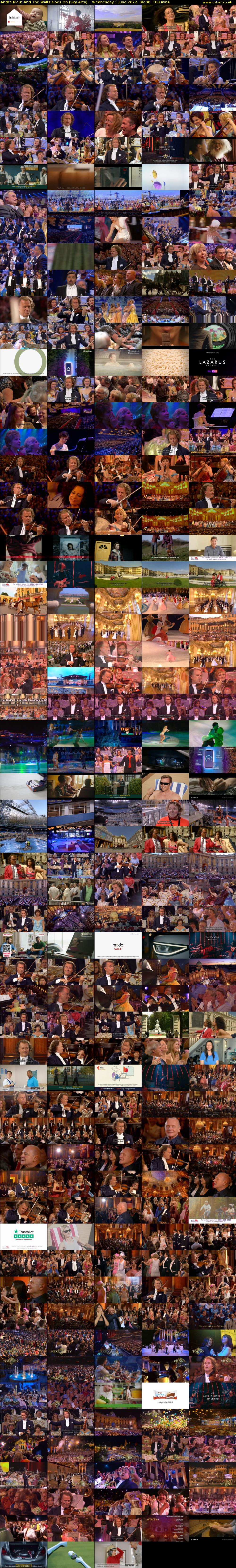 Andre Rieu: And The Waltz Goes On (Sky Arts) Wednesday 1 June 2022 06:00 - 09:00