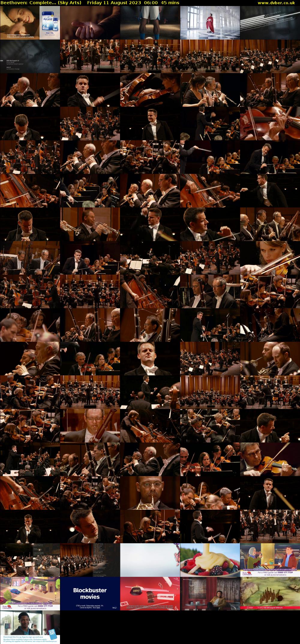 Beethoven: Complete... (Sky Arts) Friday 11 August 2023 06:00 - 06:45