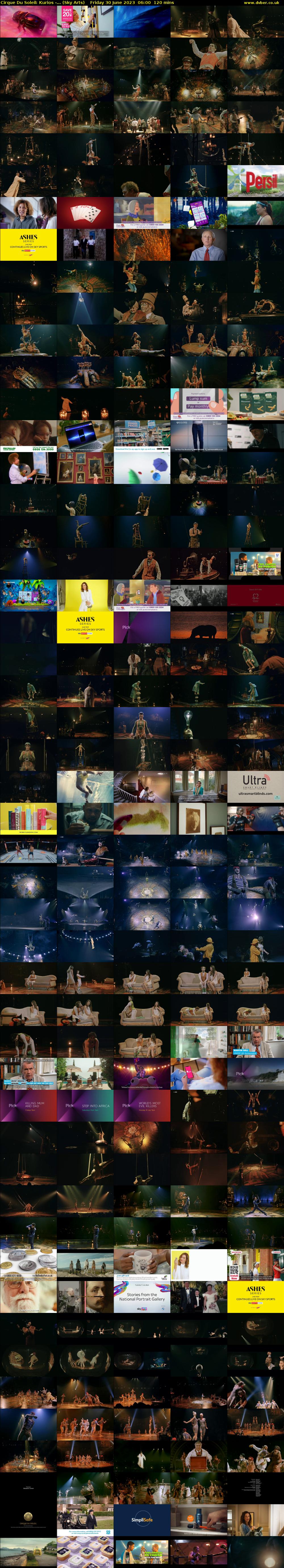 Cirque Du Soleil: Kurios -... (Sky Arts) Friday 30 June 2023 06:00 - 08:00
