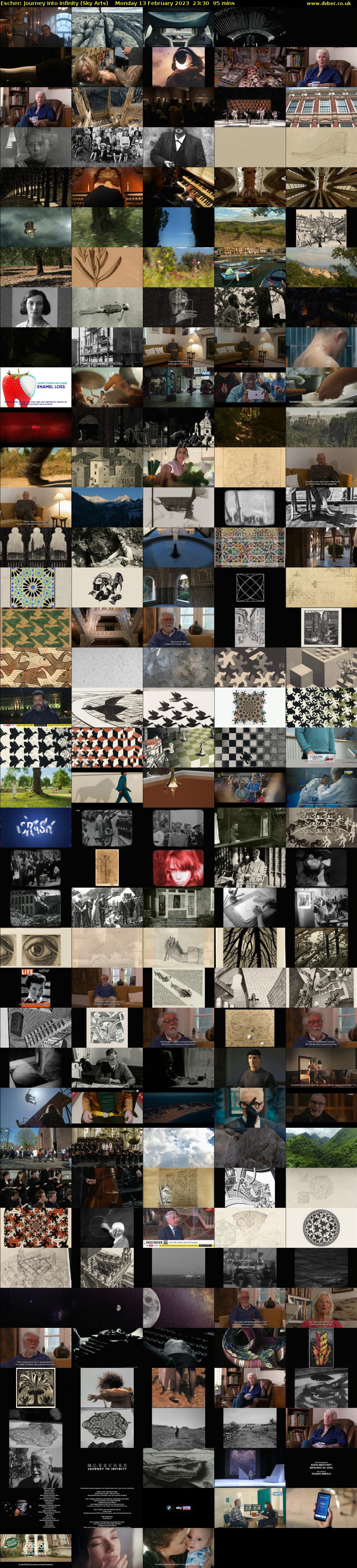 Escher: Journey Into Infinity (Sky Arts) Monday 13 February 2023 23:30 - 01:05