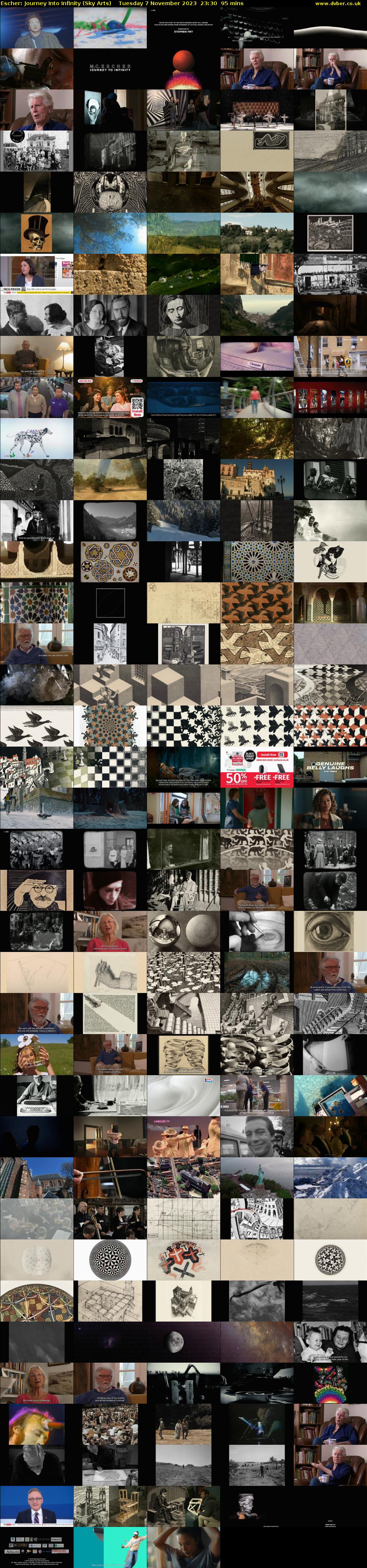 Escher: Journey Into Infinity (Sky Arts) Tuesday 7 November 2023 23:30 - 01:05