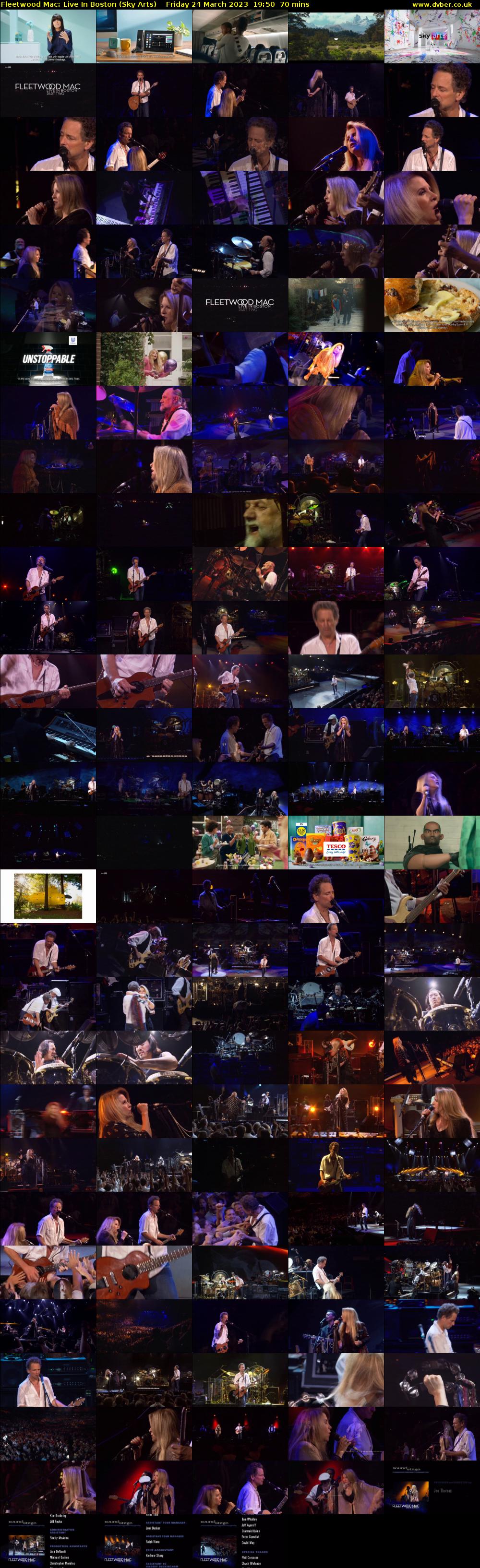 Fleetwood Mac: Live In Boston (Sky Arts) Friday 24 March 2023 19:50 - 21:00