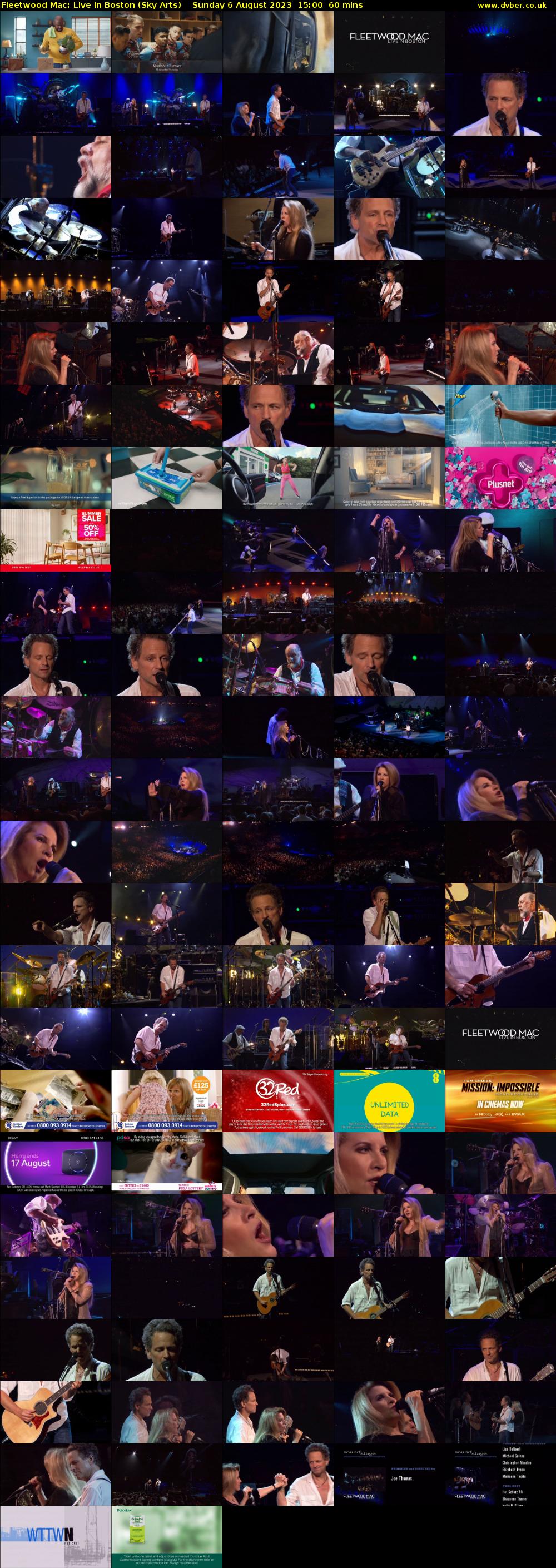 Fleetwood Mac: Live In Boston (Sky Arts) Sunday 6 August 2023 15:00 - 16:00