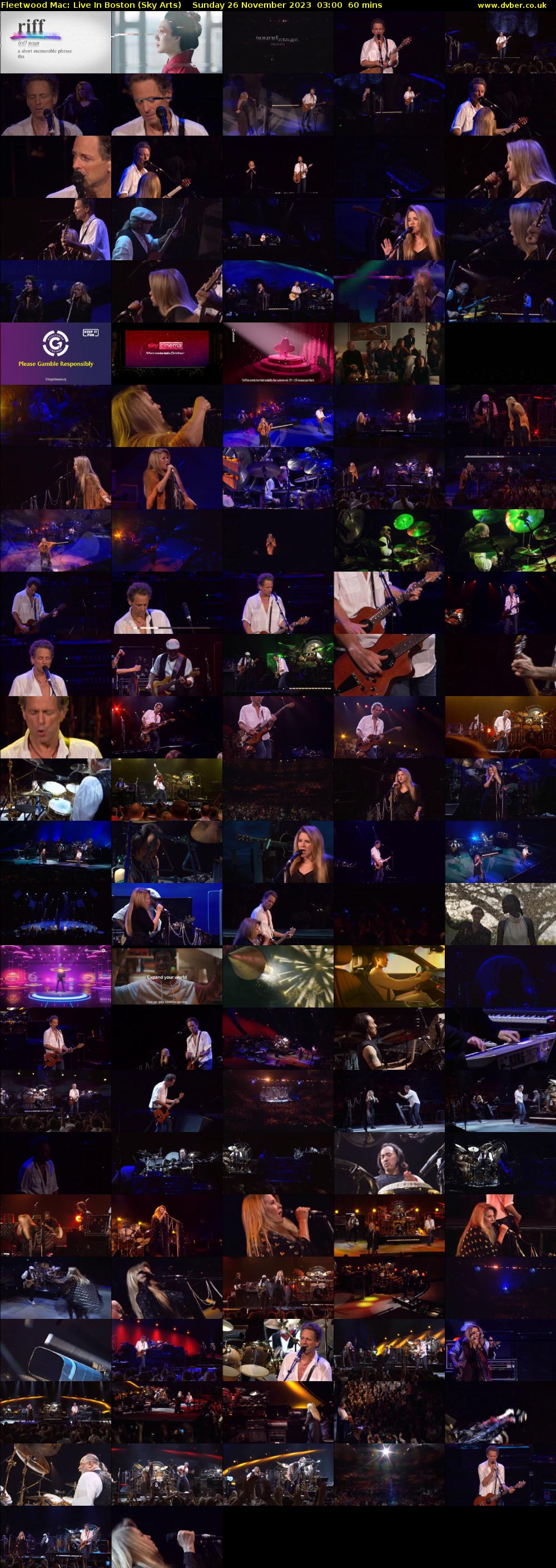 Fleetwood Mac: Live In Boston (Sky Arts) Sunday 26 November 2023 03:00 - 04:00