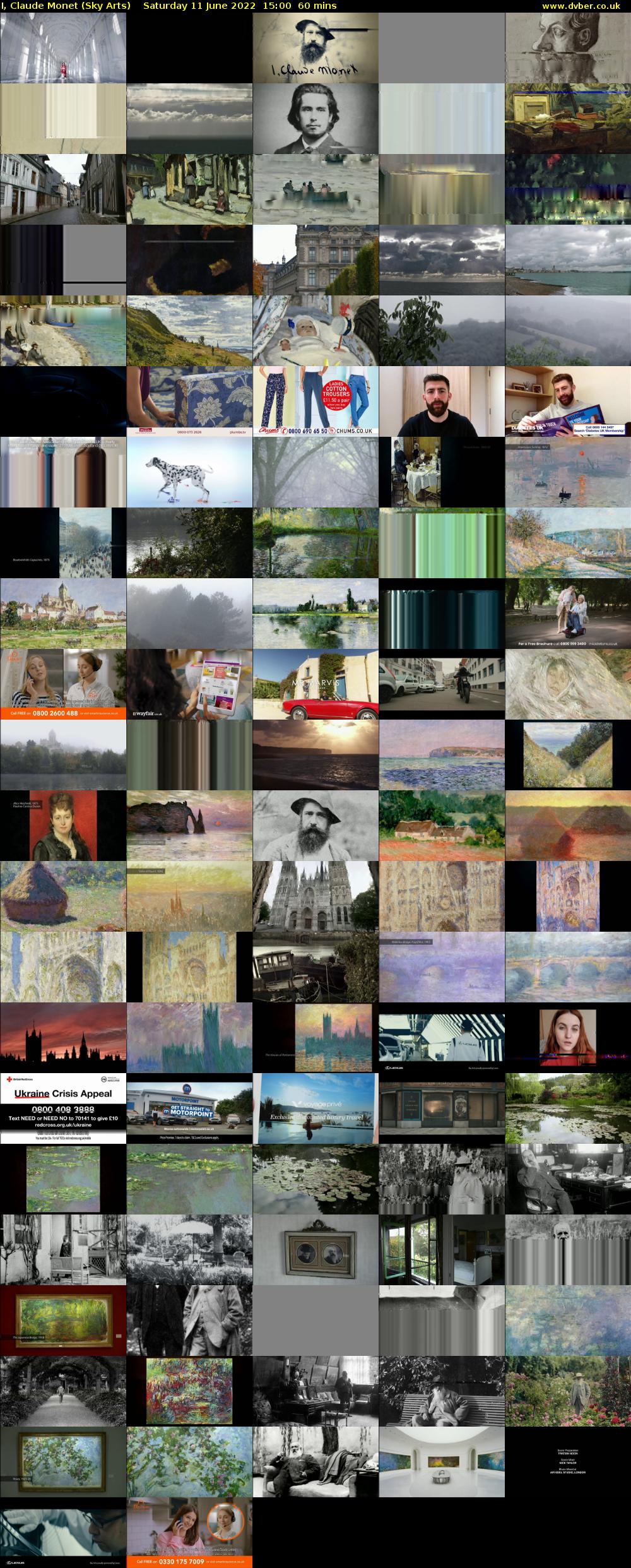 I, Claude Monet (Sky Arts) Saturday 11 June 2022 15:00 - 16:00