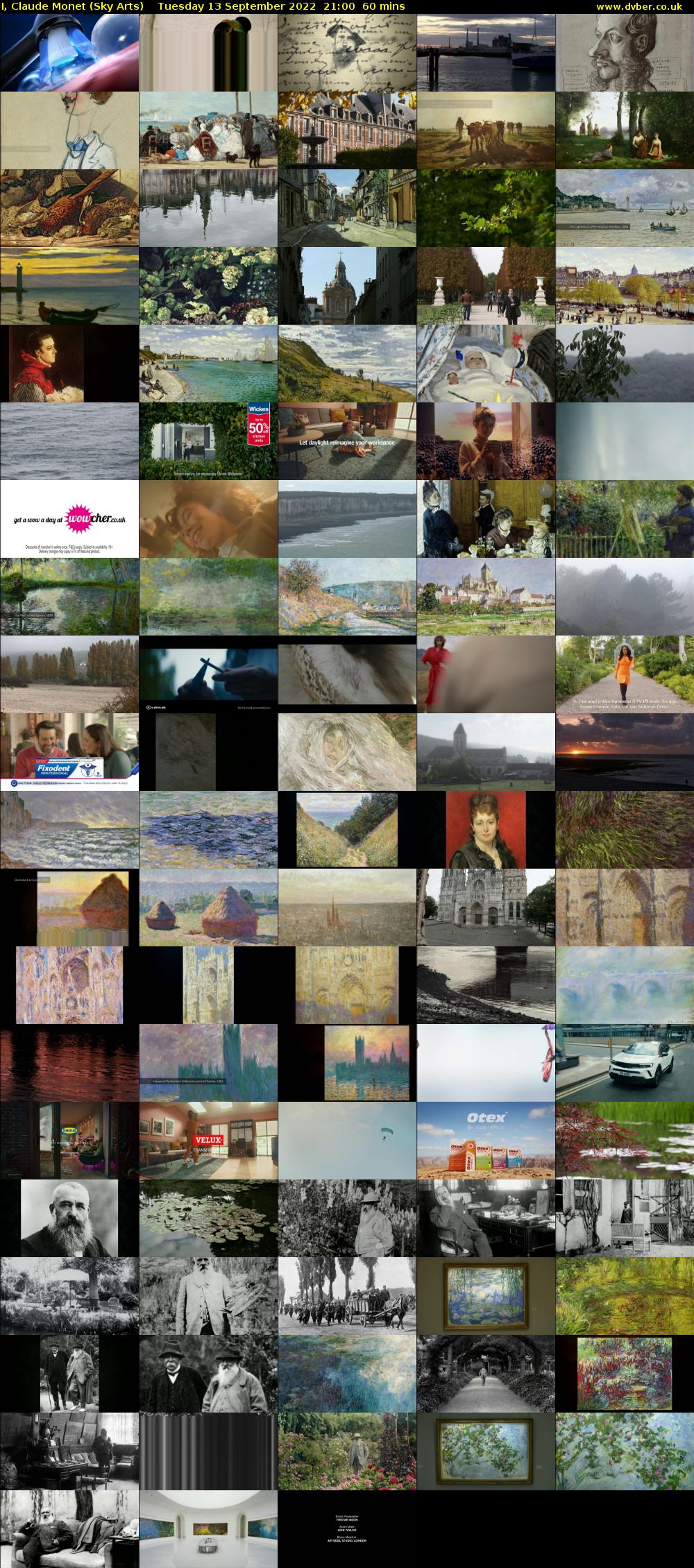 I, Claude Monet (Sky Arts) Tuesday 13 September 2022 21:00 - 22:00