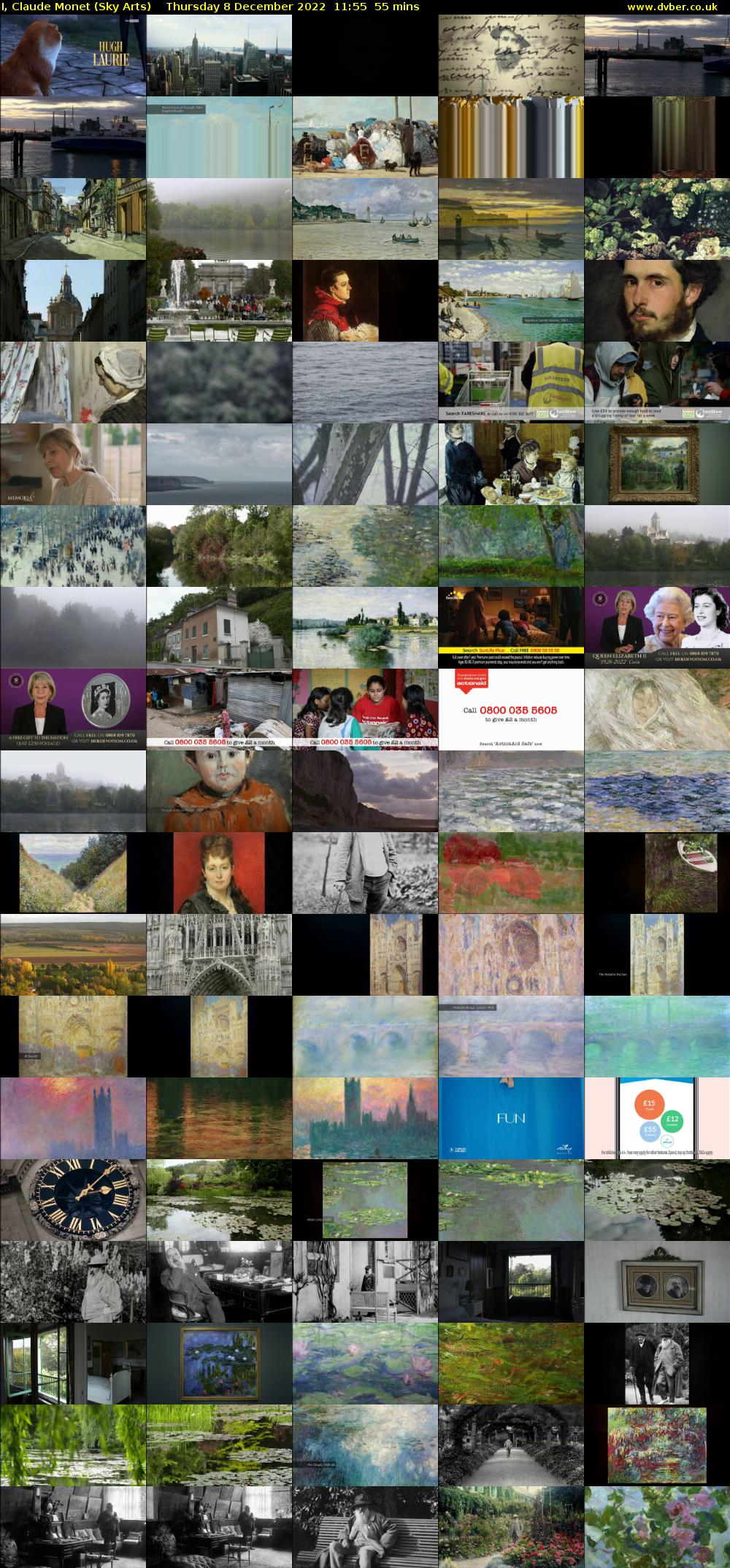 I, Claude Monet (Sky Arts) Thursday 8 December 2022 11:55 - 12:50