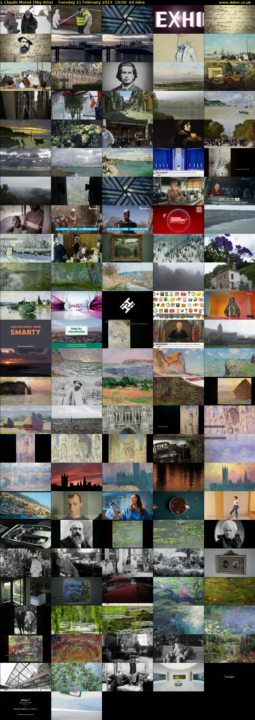 I, Claude Monet (Sky Arts) Tuesday 21 February 2023 19:00 - 20:00