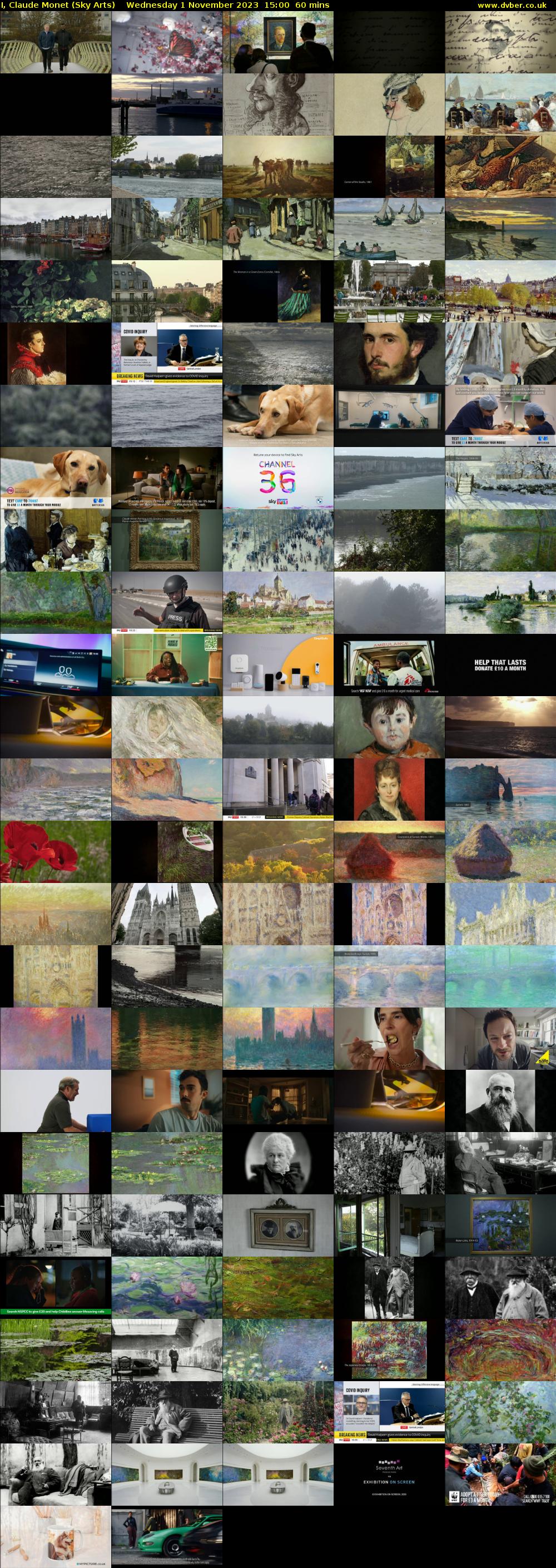 I, Claude Monet (Sky Arts) Wednesday 1 November 2023 15:00 - 16:00