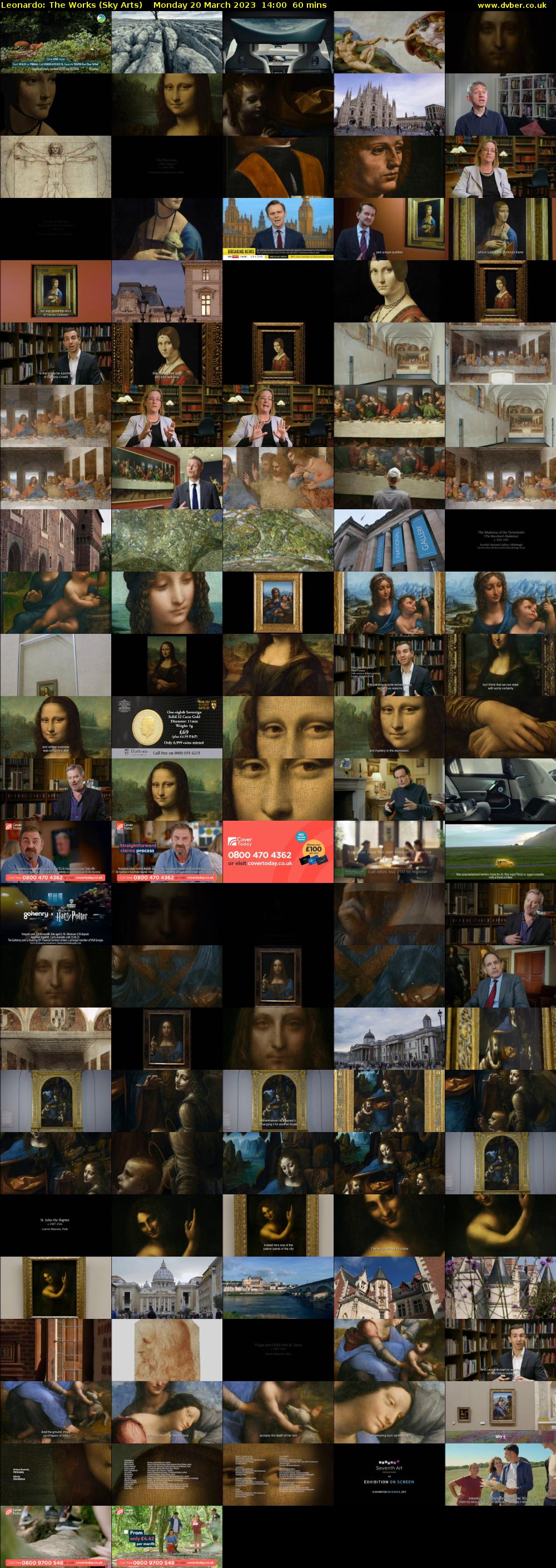Leonardo: The Works (Sky Arts) Monday 20 March 2023 14:00 - 15:00